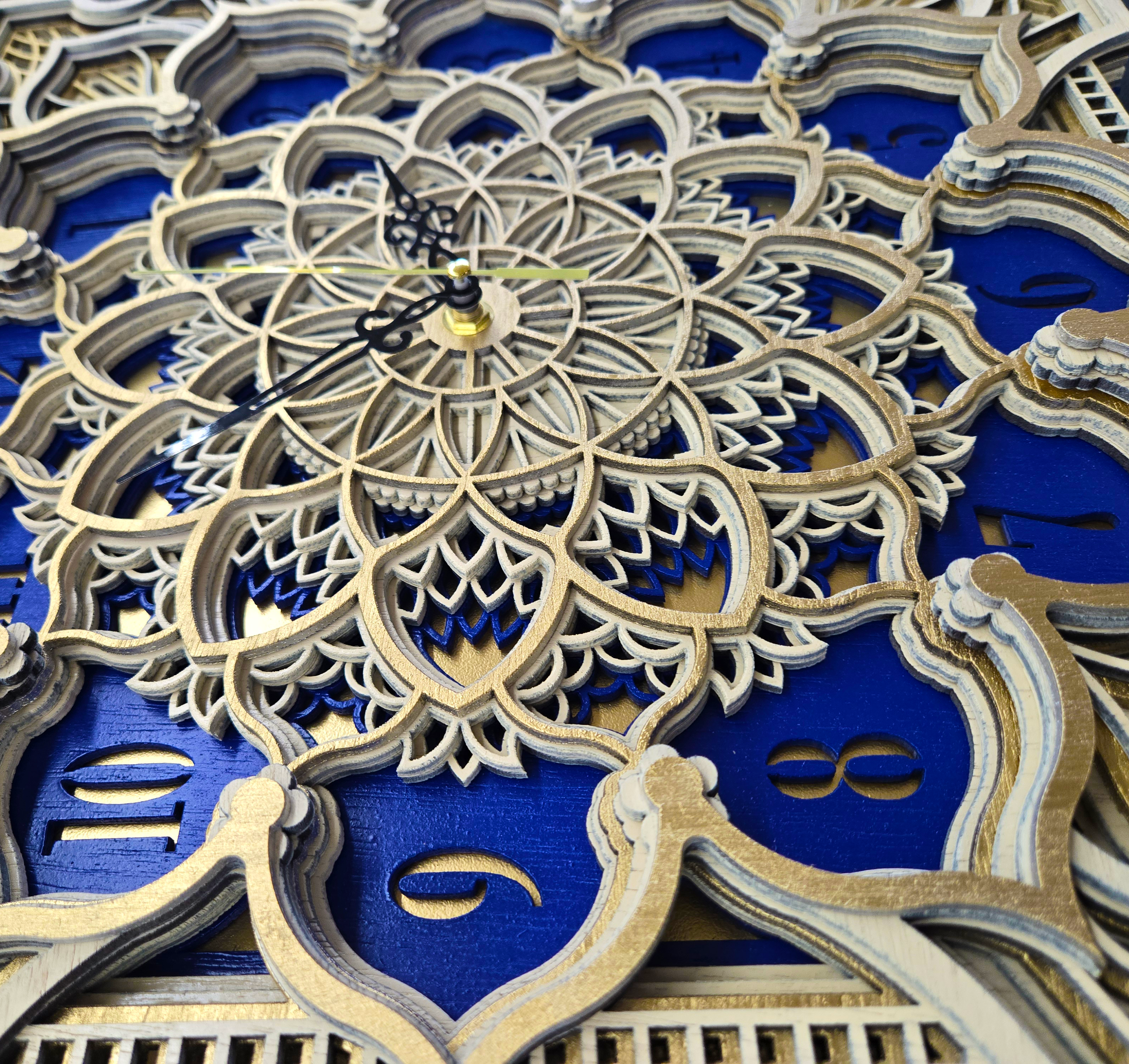 Handcrafted Wooden Wall Clock
