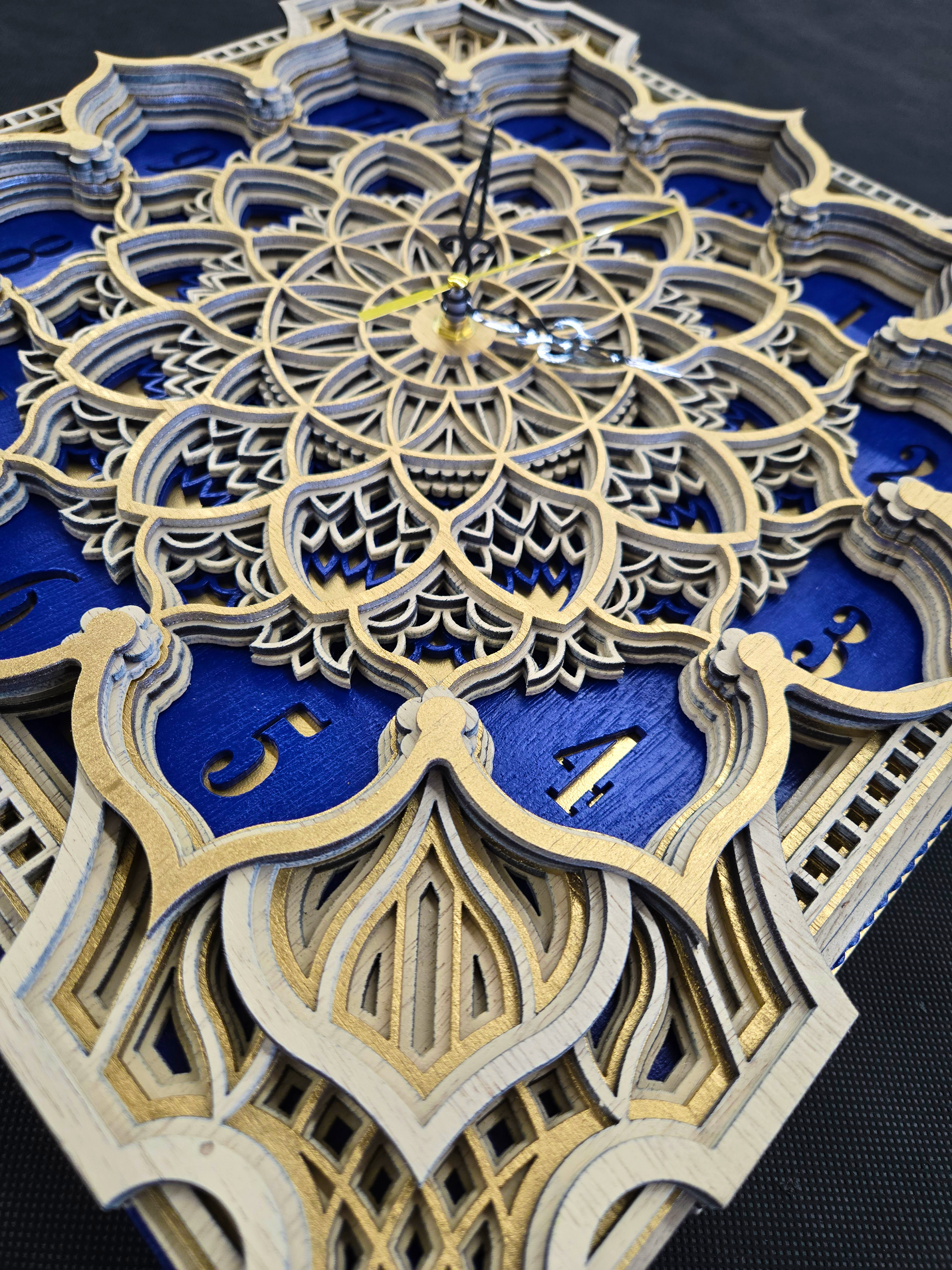 Handcrafted Wooden Wall Clock