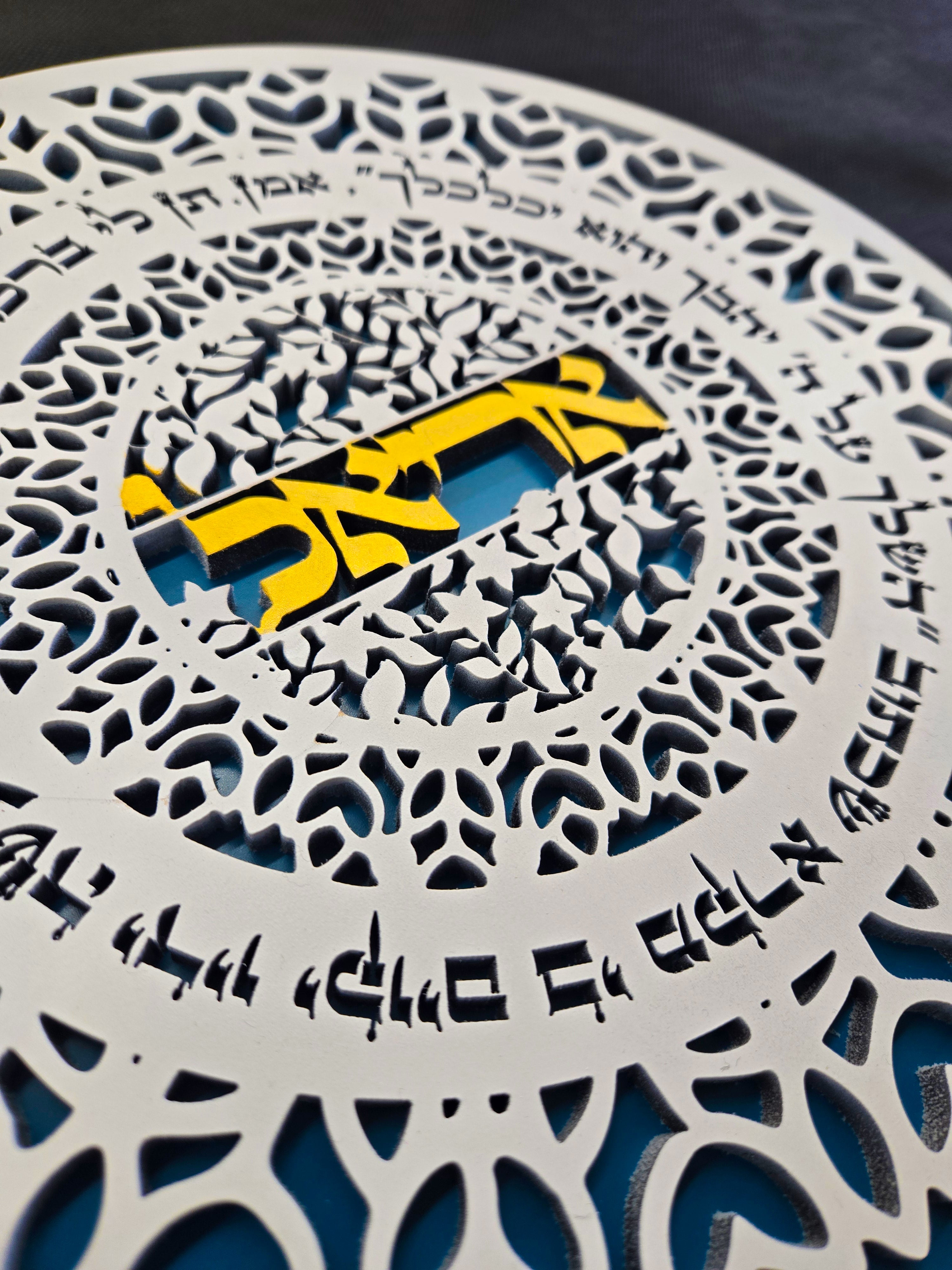 Customizable Name Blessing - ברכה בהתאמה אישית