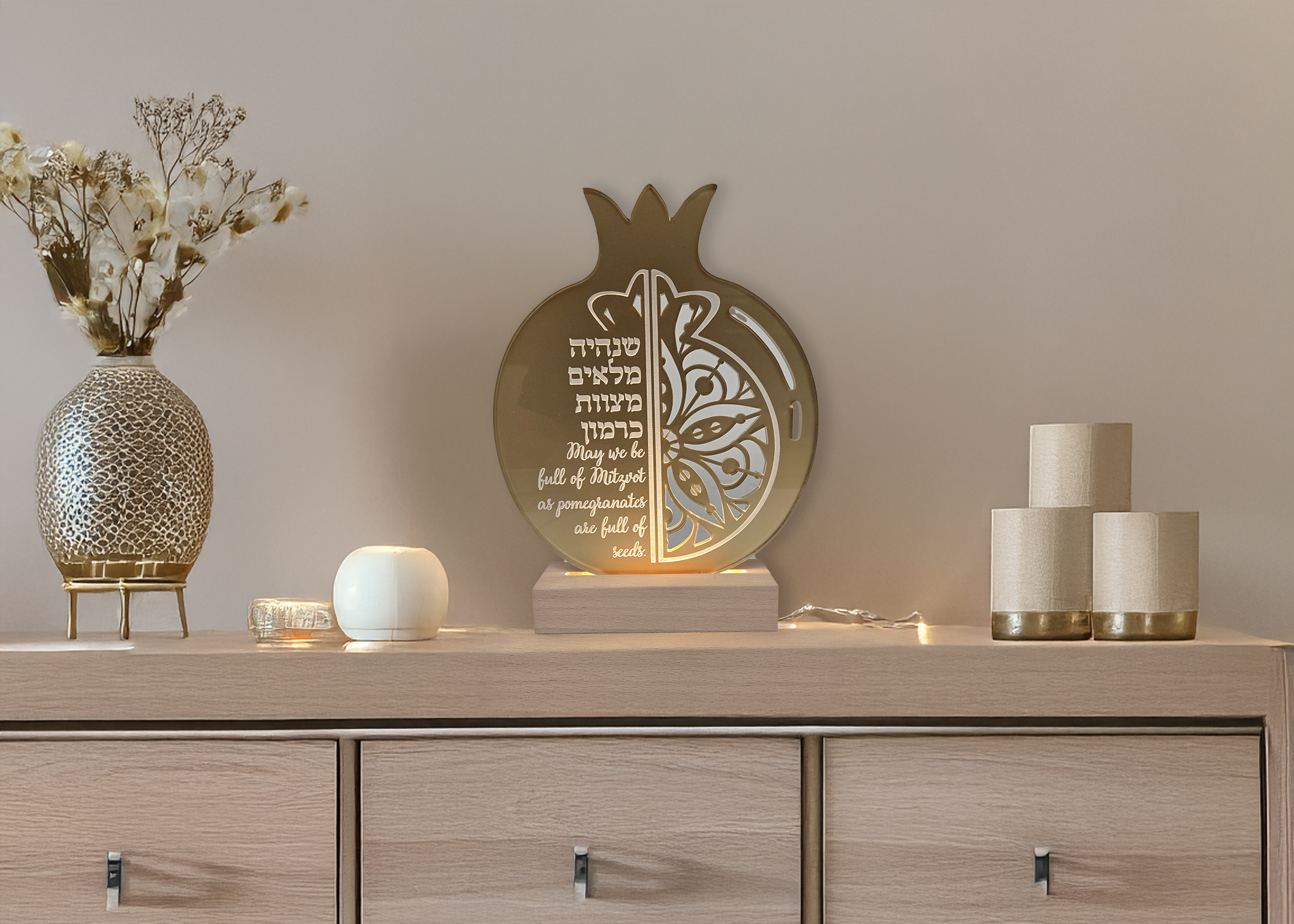 Rosh Hashanah LED - תאורה דקורטיבית לראש השנה