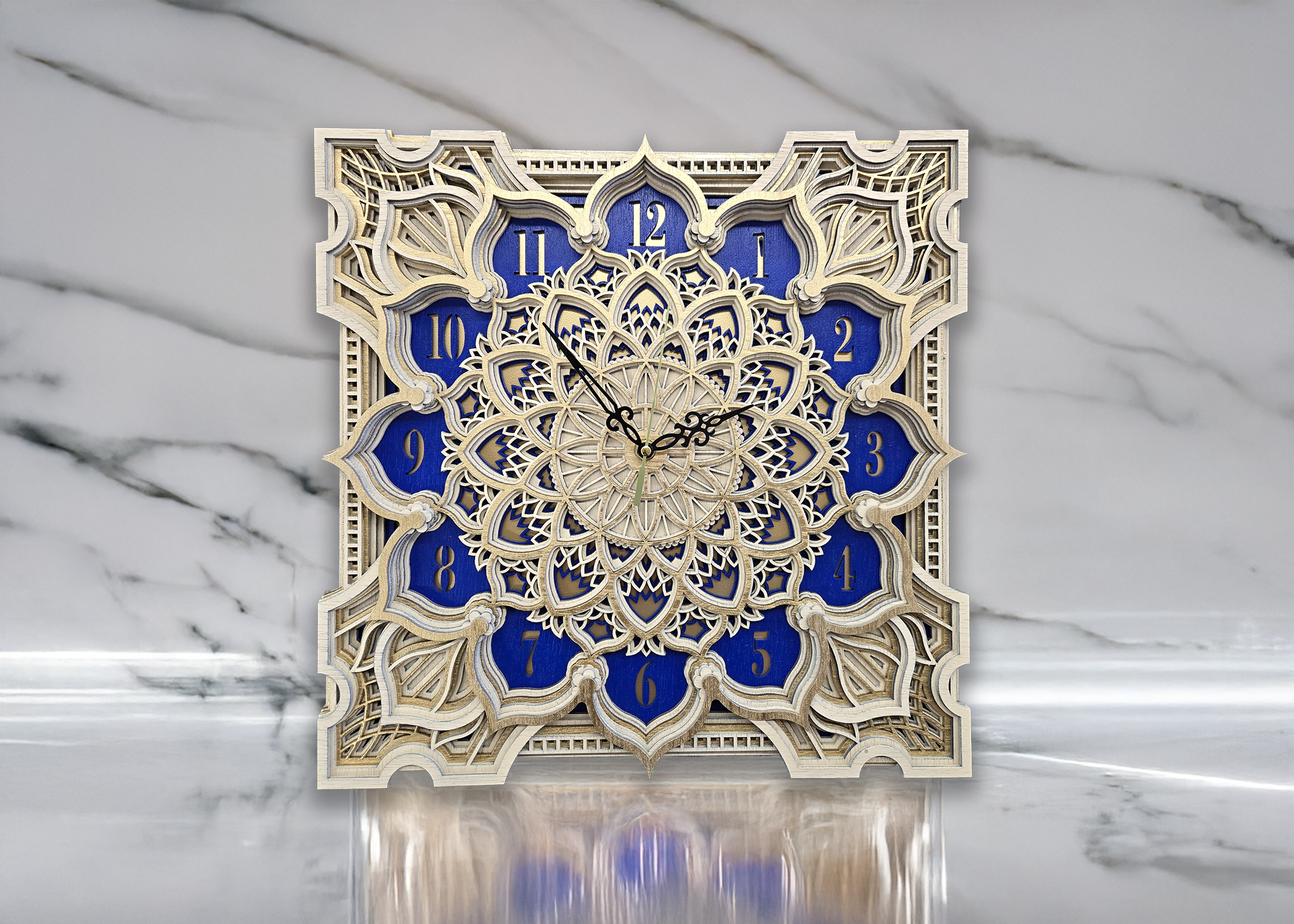 Handcrafted Wooden Wall Clock