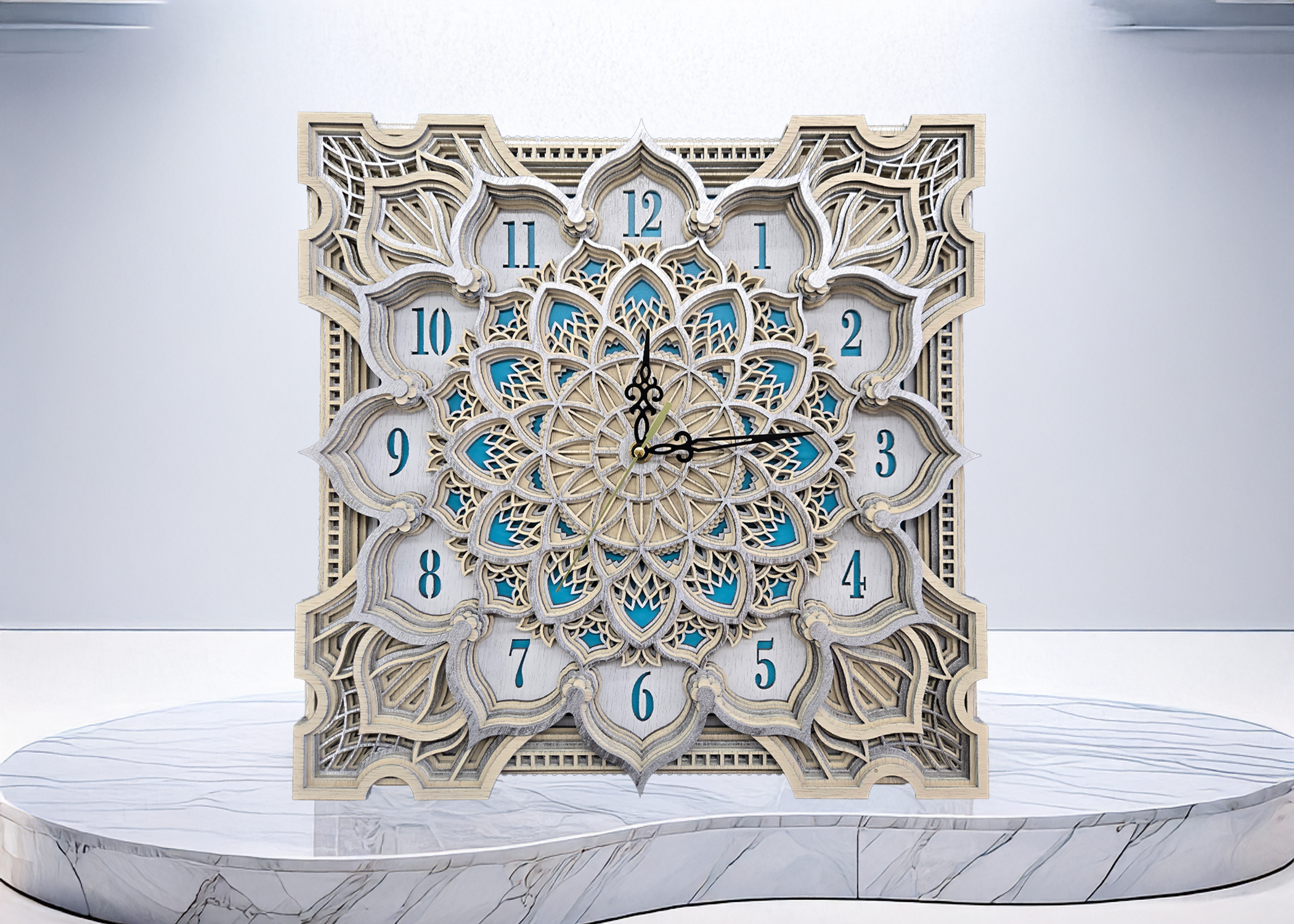 Handcrafted Wooden Wall Clock
