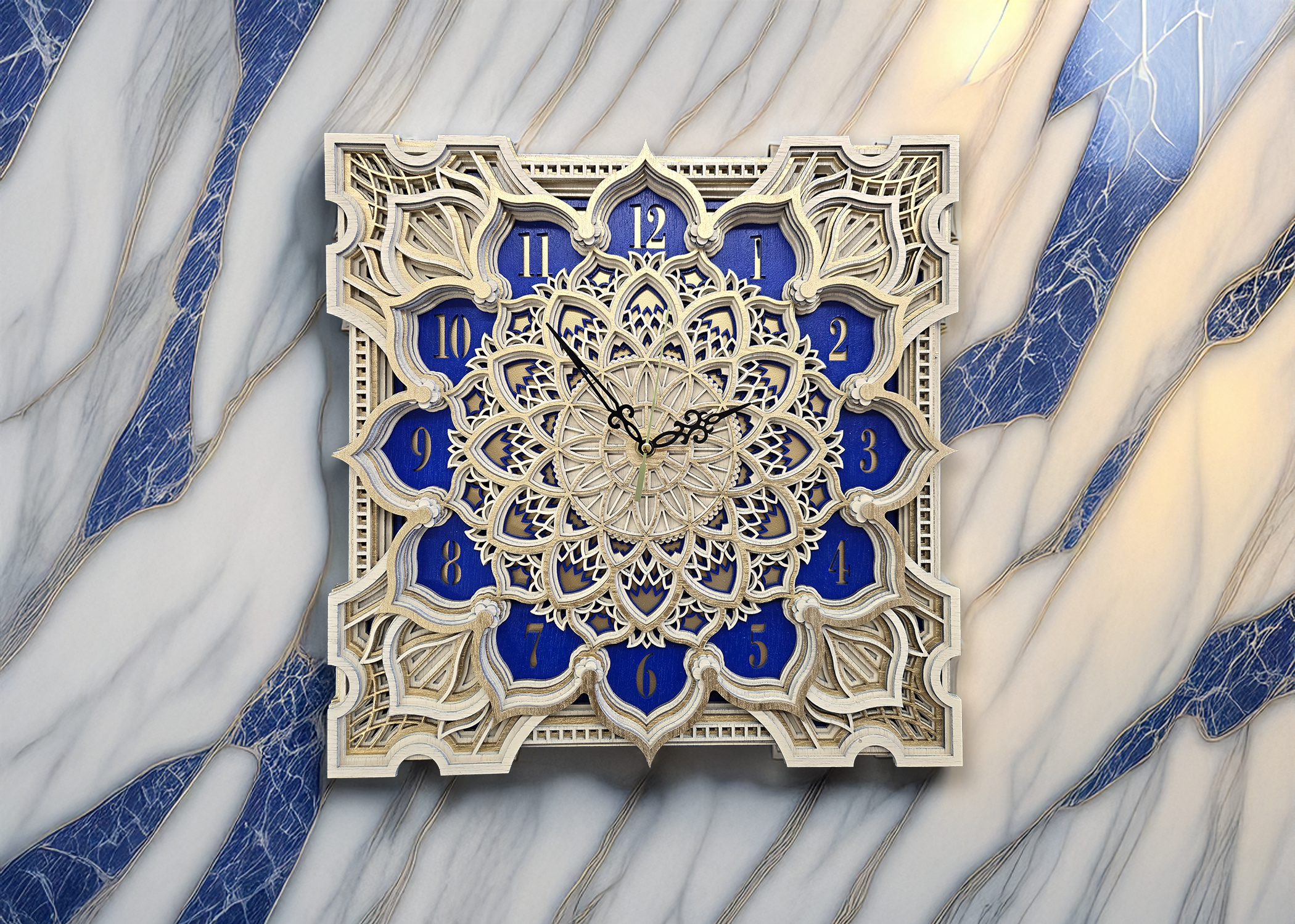Handcrafted Wooden Wall Clock