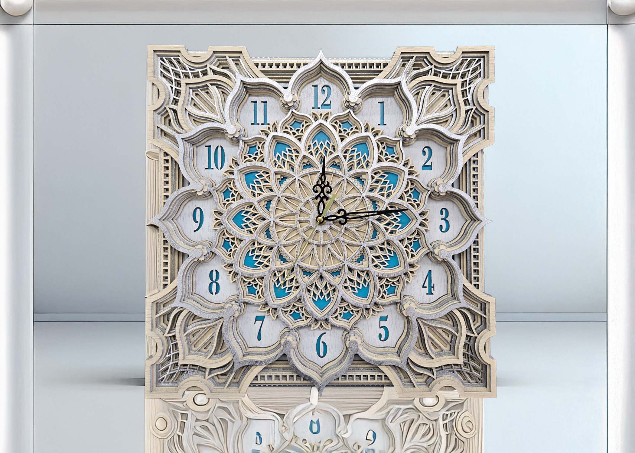 Handcrafted Wooden Wall Clock