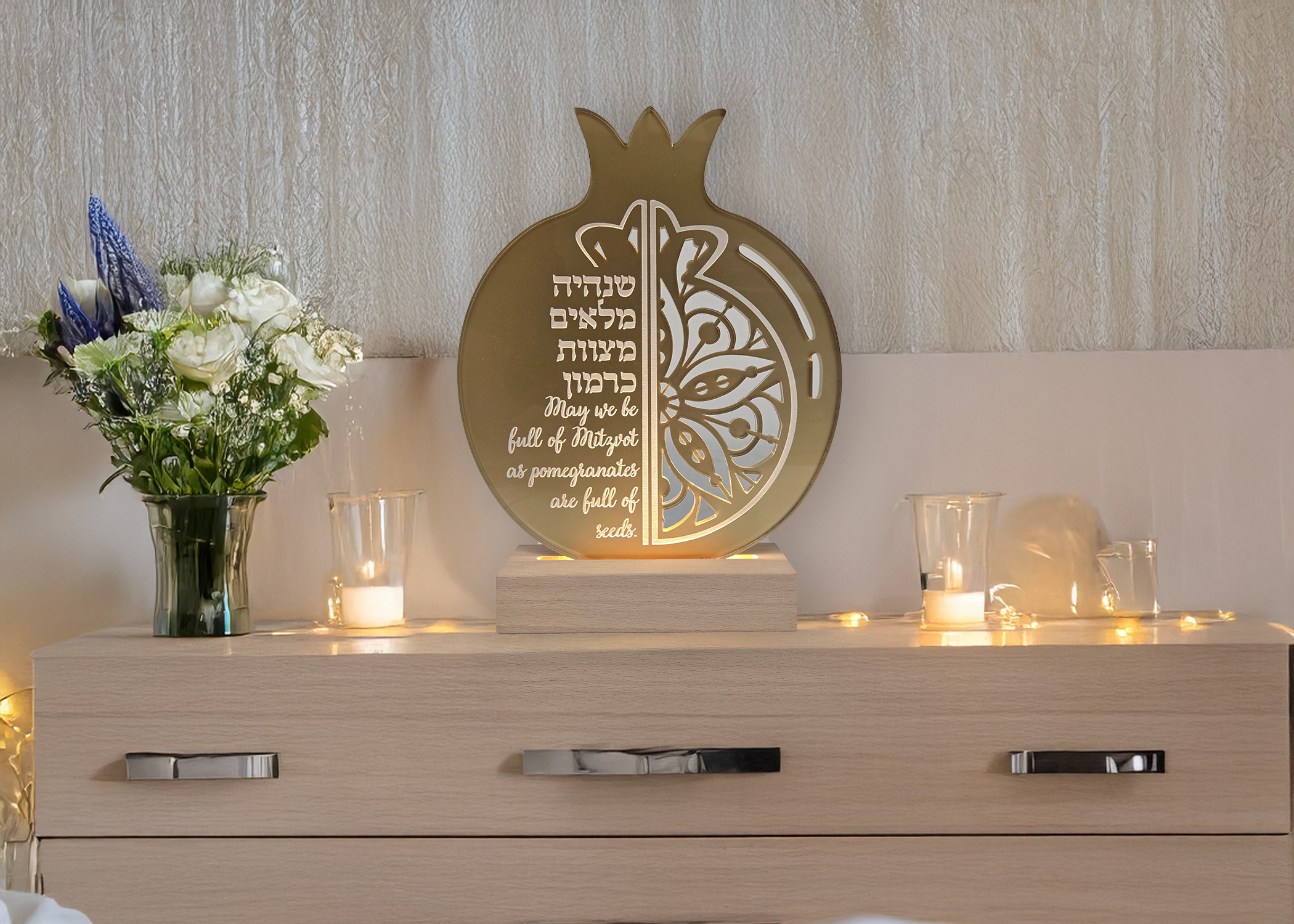 Rosh Hashanah LED - תאורה דקורטיבית לראש השנה