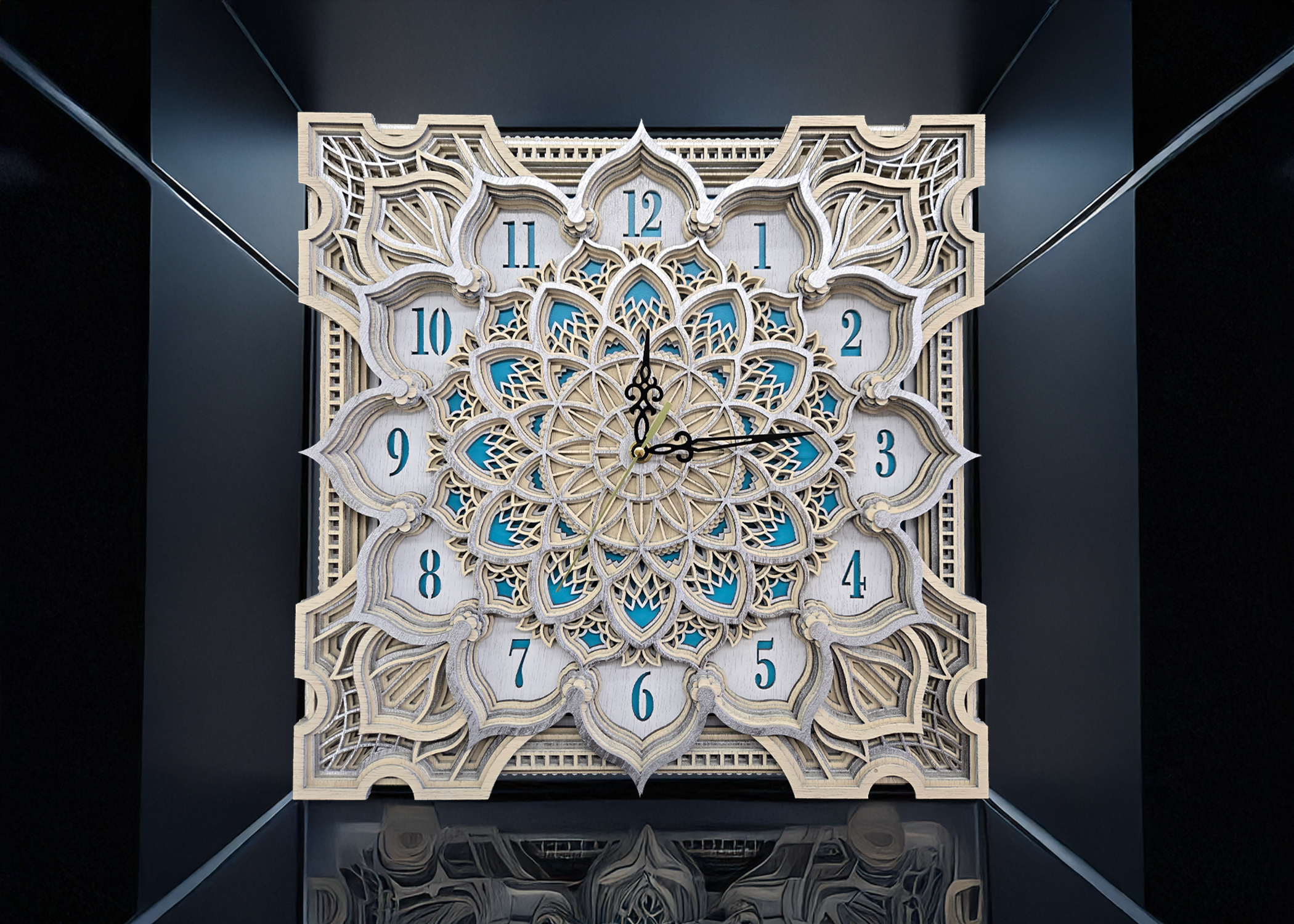Handcrafted Wooden Wall Clock