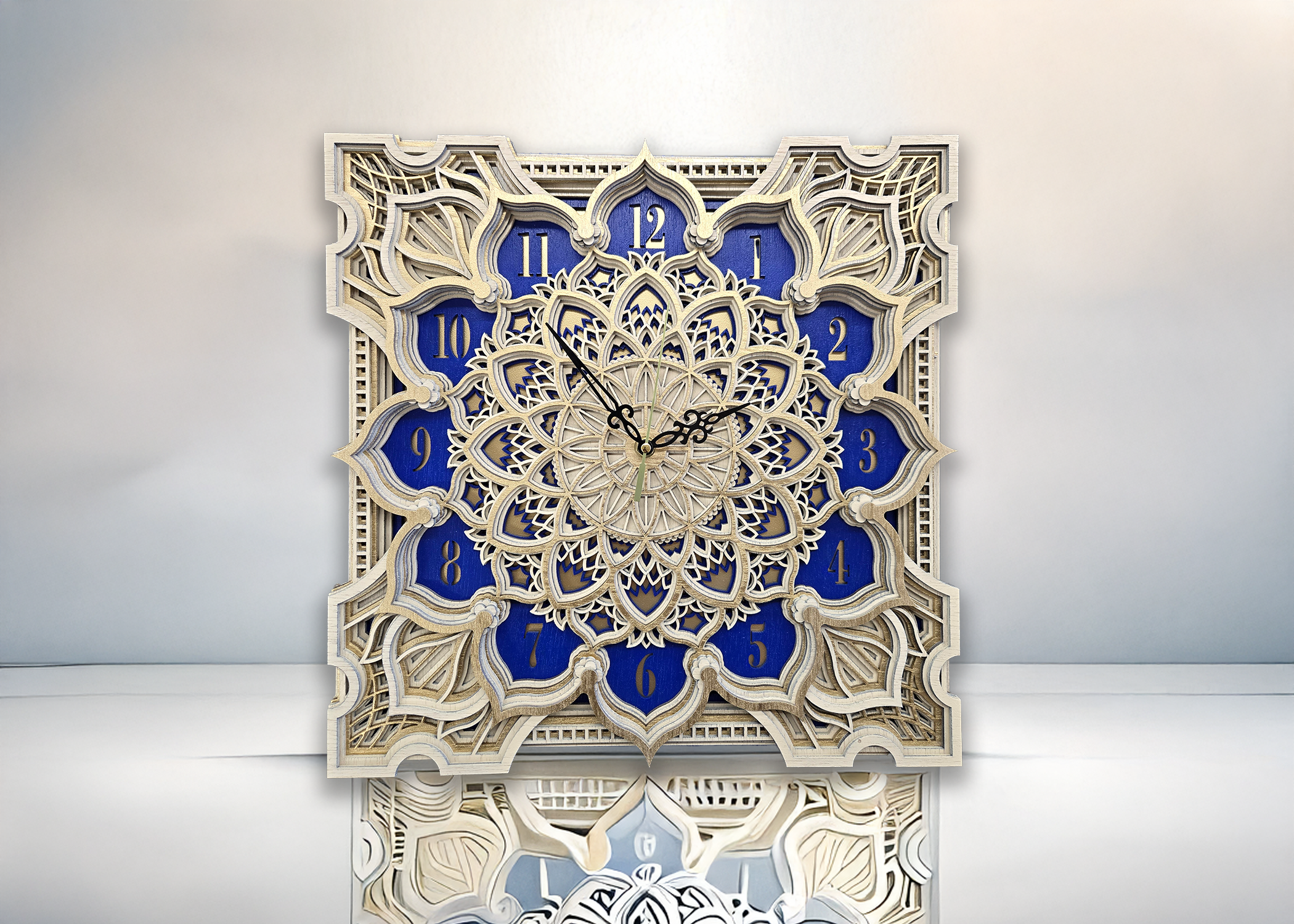 Handcrafted Wooden Wall Clock