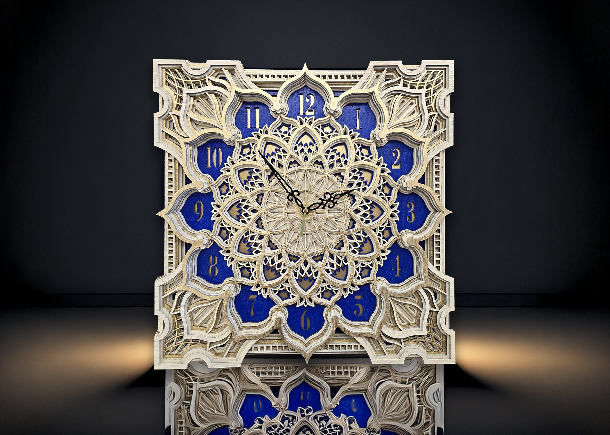 Handcrafted Wooden Wall Clock