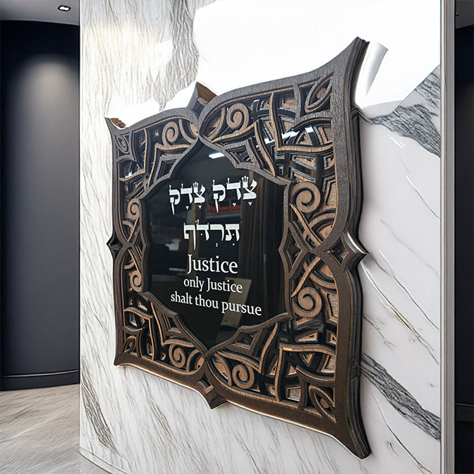 Justice shalt thou pursue · צדק צדק תרדוף