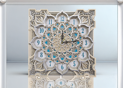 Handcrafted Wooden Wall Clock