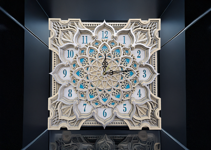 Handcrafted Wooden Wall Clock