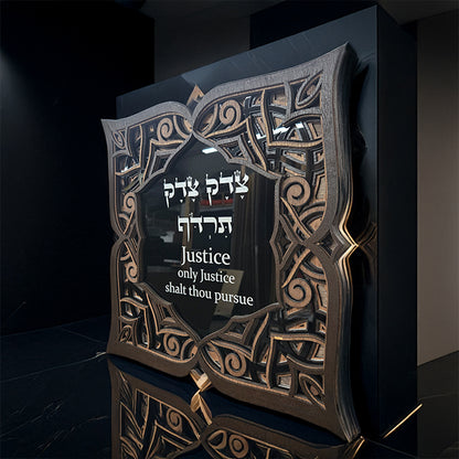 Justice shalt thou pursue · צדק צדק תרדוף