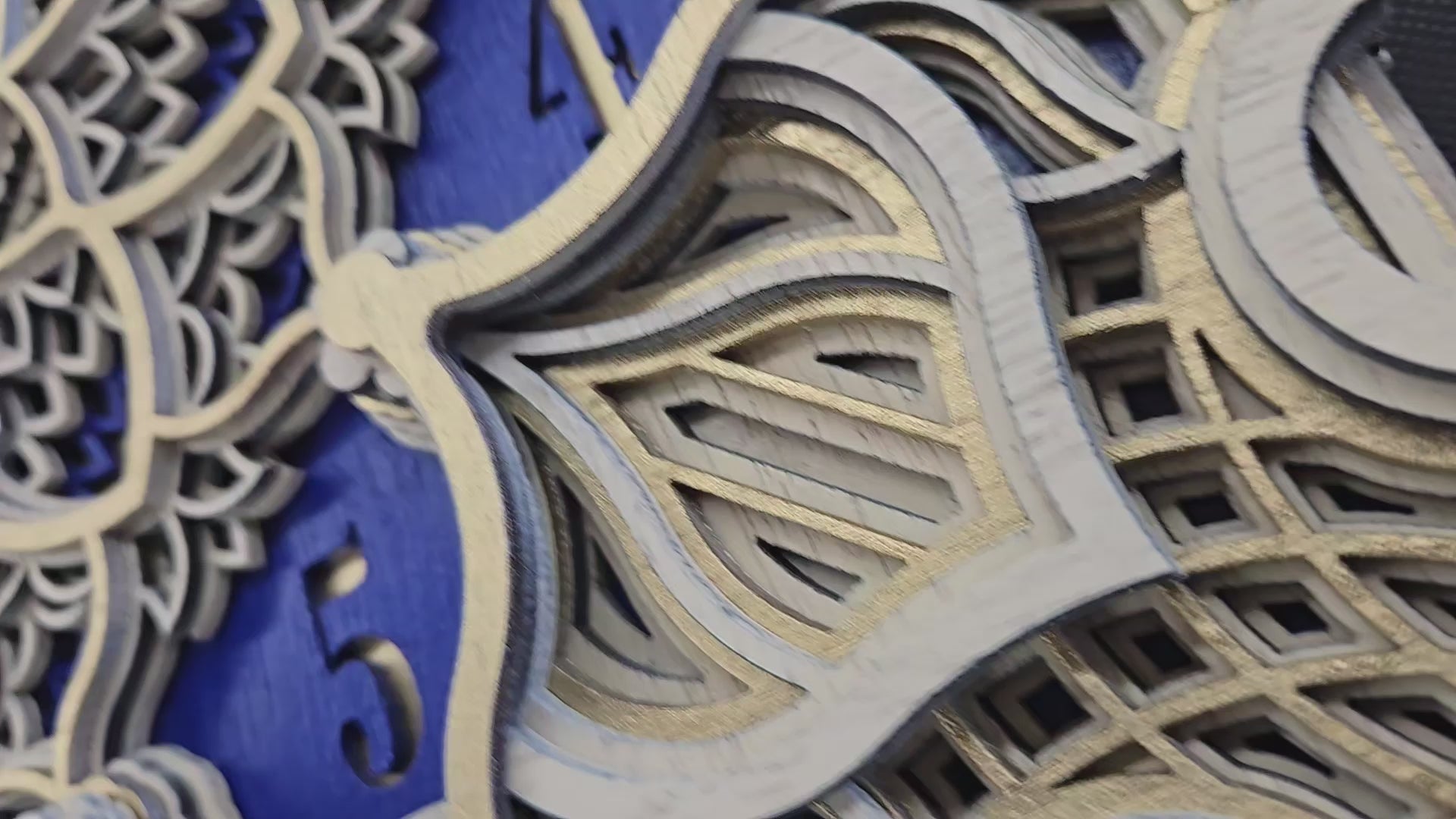 Handcrafted Wooden Wall Clock
