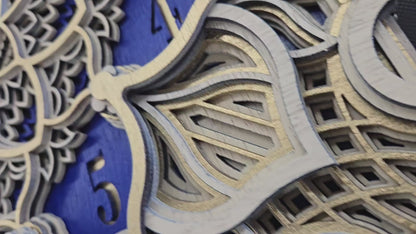 Handcrafted Wooden Wall Clock